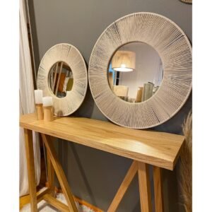 ESPEJO MADRID - polipropileno/yute