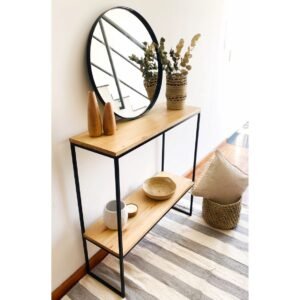 RECIBIDOR DOBLE ESTANTE